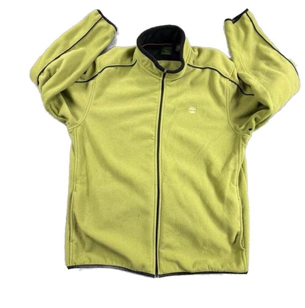 Timberland Full-Zip Fleece Jacket Lime Green Size XL